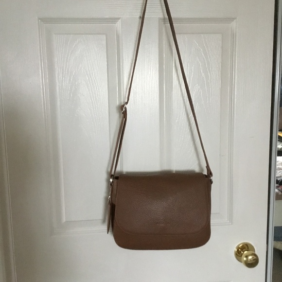 NWOT Leather Crossbody/Shoulder Bag - Picture 1 of 11